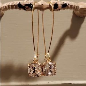 Clear Dangle earrings